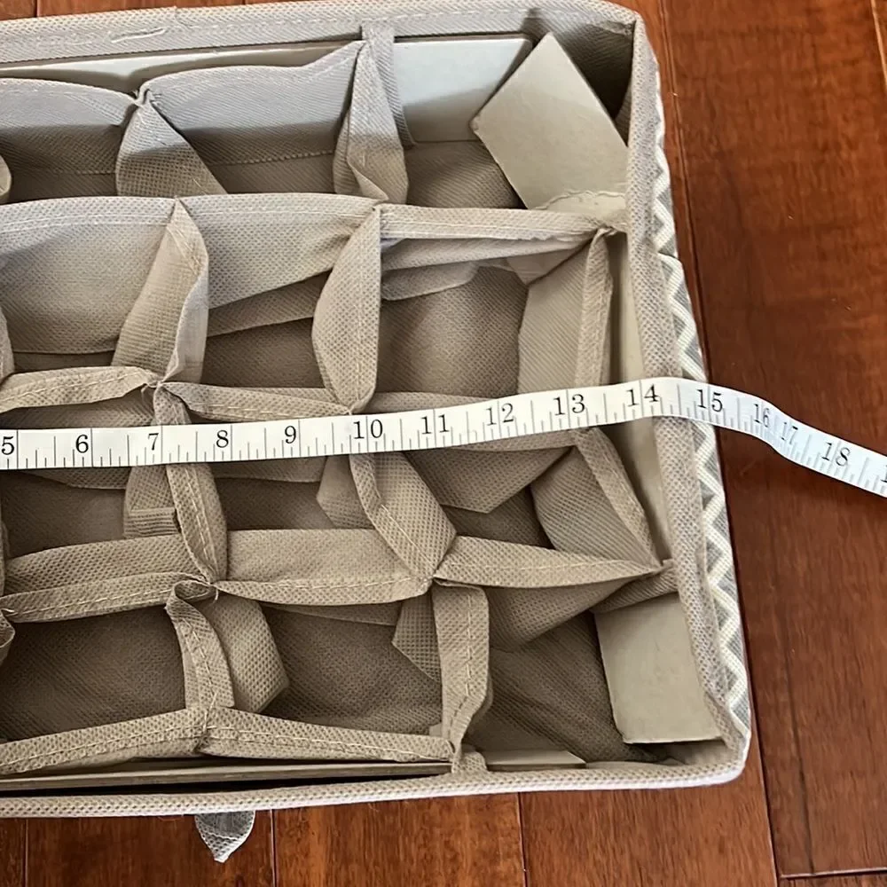 New Inter Design 2 pack accessory organizer for drawers- bra and socks